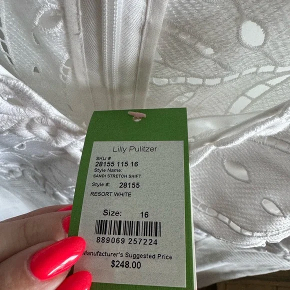 Lilly Pulitzer Shift 16 white - Picture 11 of 13